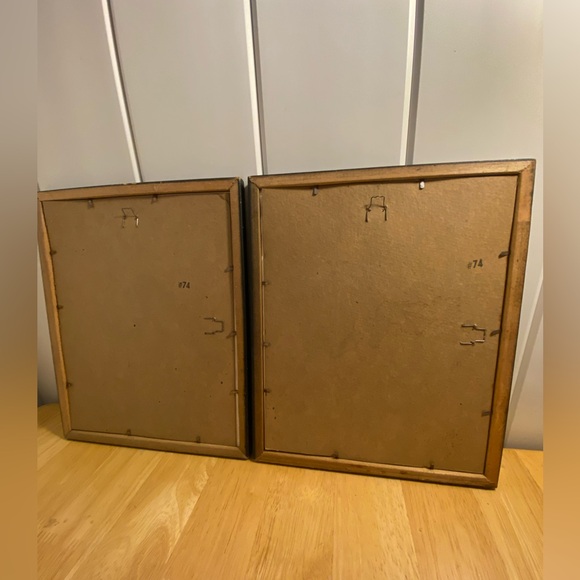 MCM cats vintage kitten flowers black framed prints kitsch 70s colors K Chin art - Picture 13 of 16